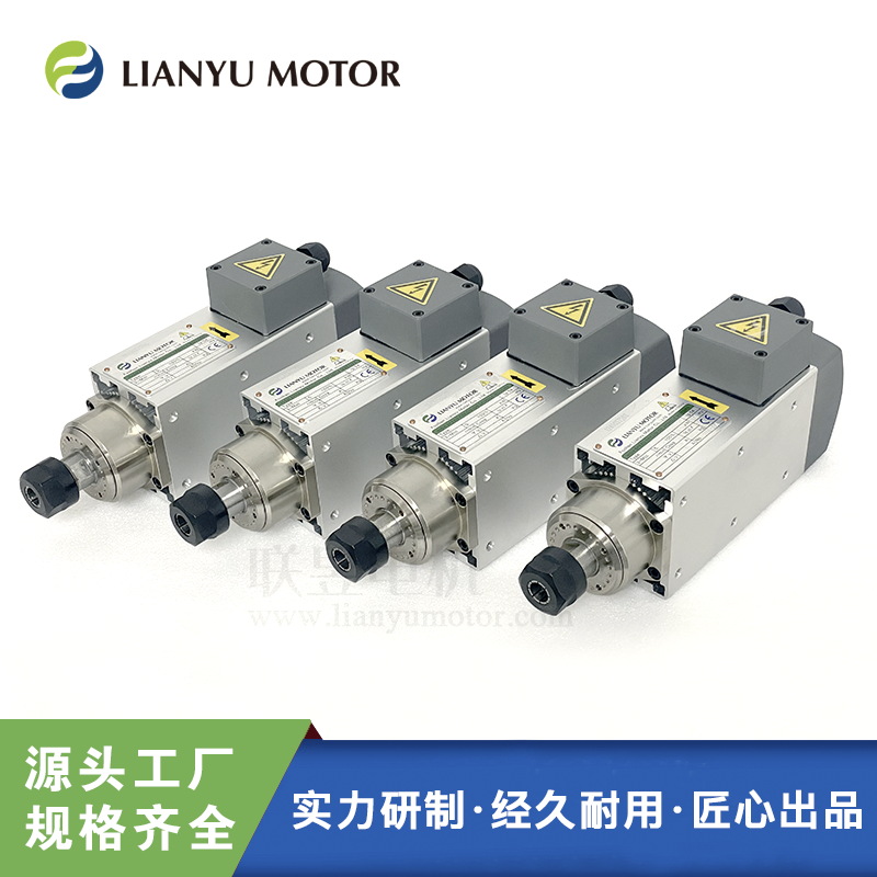LIANYU MOTOR聯(lián)昱精密鉆孔拉槽雕刻電機(jī) 去毛刺切水口打磨主軸 380V