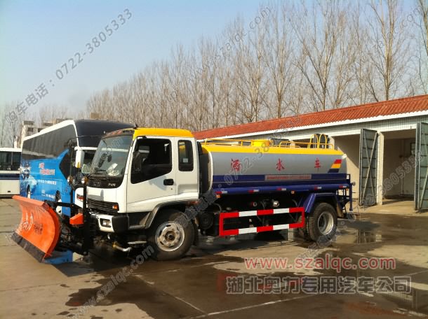 五十鈴灑水推雪車(奧力養(yǎng)路機(jī)械)★天錦灑水車★小霸王灑水車價(jià)