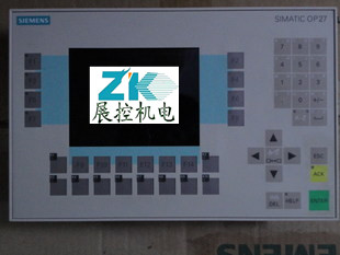 西門子觸摸屏6AV3627-1JK00-0AX0（OP27）