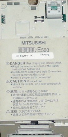維修富士變頻器三菱 FR-E520-0.2KW二手變頻器220V
