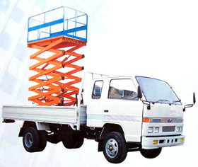 車載式升降平臺(tái)（廣告、市政公司首選）廣州車載式高空作業(yè)平臺(tái)