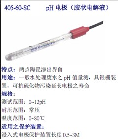PC-350專用PH探頭，405-60-SC，梅特勒電極，上泰PH