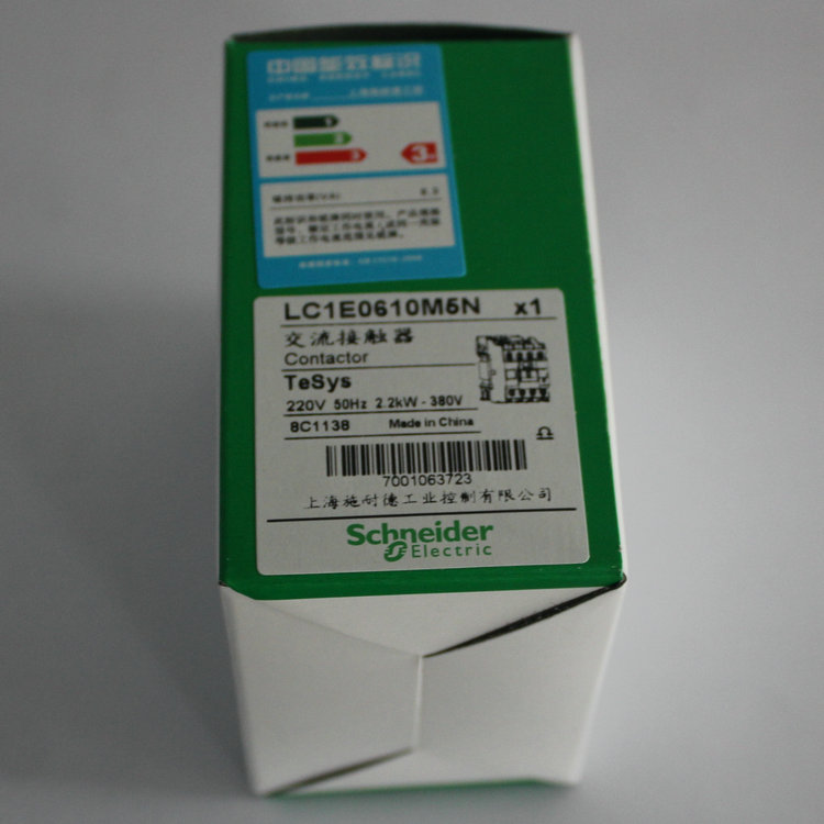 施耐德LC1E0901B5N,E接觸器，9A，1NC 選型手冊！