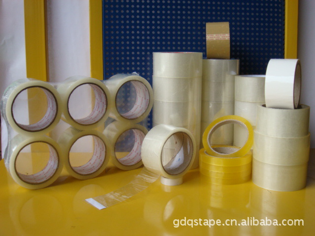直銷BOPP母卷半成品，透明封箱膠帶，米黃封箱膠帶，印字封箱膠帶等