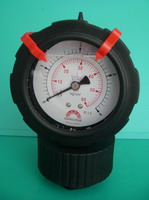 供應(yīng)GAUGE PP充油式隔膜壓力計(jì) 隔膜壓力表 PP隔膜壓力表