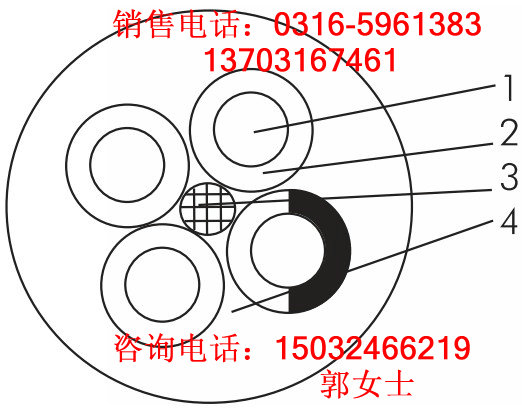 礦用電話電纜MHYV，礦用電話線MHYV