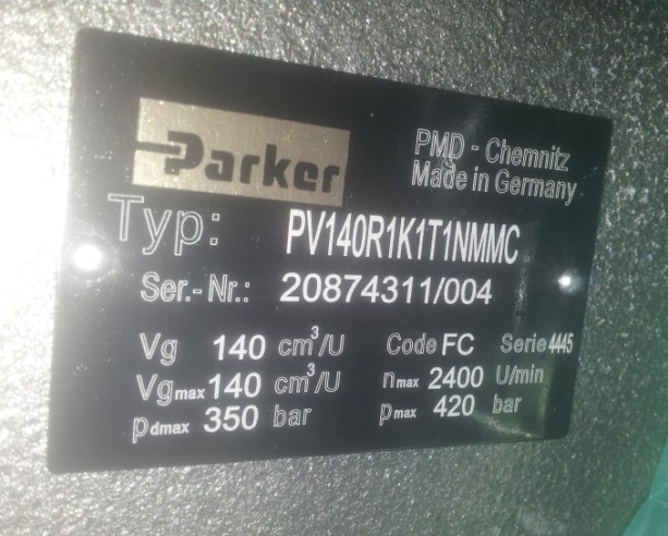 PV140R1K1T1NMMC F(xin)؛ N parker