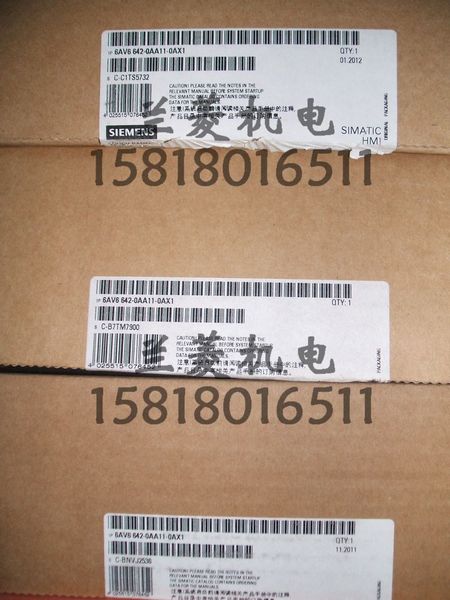 全新開(kāi)封西門(mén)子人機(jī)界面 6AV6 642-0AA11-0AX1