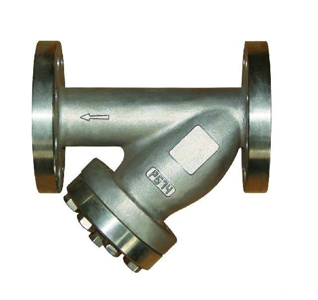 不銹鋼法蘭式Y(jié)型過(guò)濾器_SG41H不銹鋼Y型過(guò)濾器