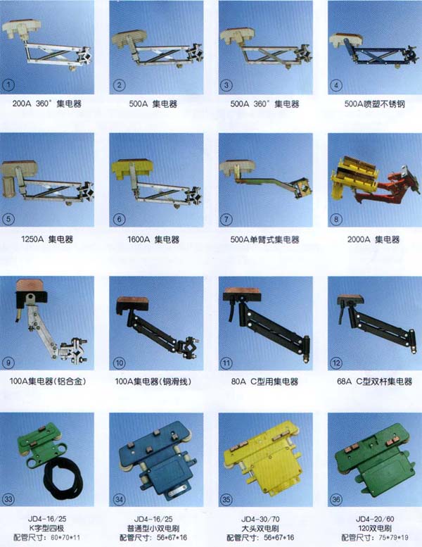 宜堡專業(yè)單極滑觸線集電器廠家，上海優(yōu)質(zhì)單極滑觸線集電器批發(fā)