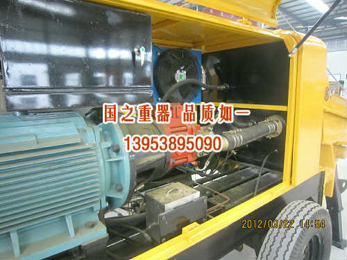 陜西米脂縣Exdl隔爆、全液壓型煤礦用混凝土泵，代替濕噴機(jī)進(jìn)行巷道