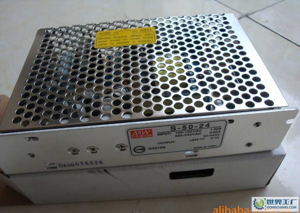 S-100-48正宗臺灣明緯開關(guān)電源S-100-48