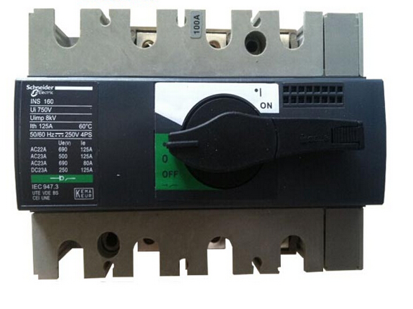 施耐德熔斷器式隔離開關INFD630 3P前面控制 	LV480509