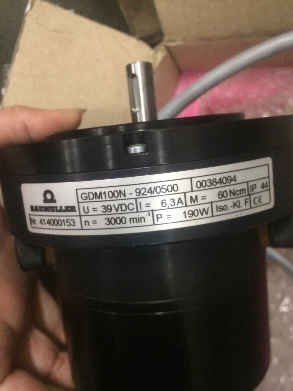 包米勒電機(jī)GDM100N-924-0500