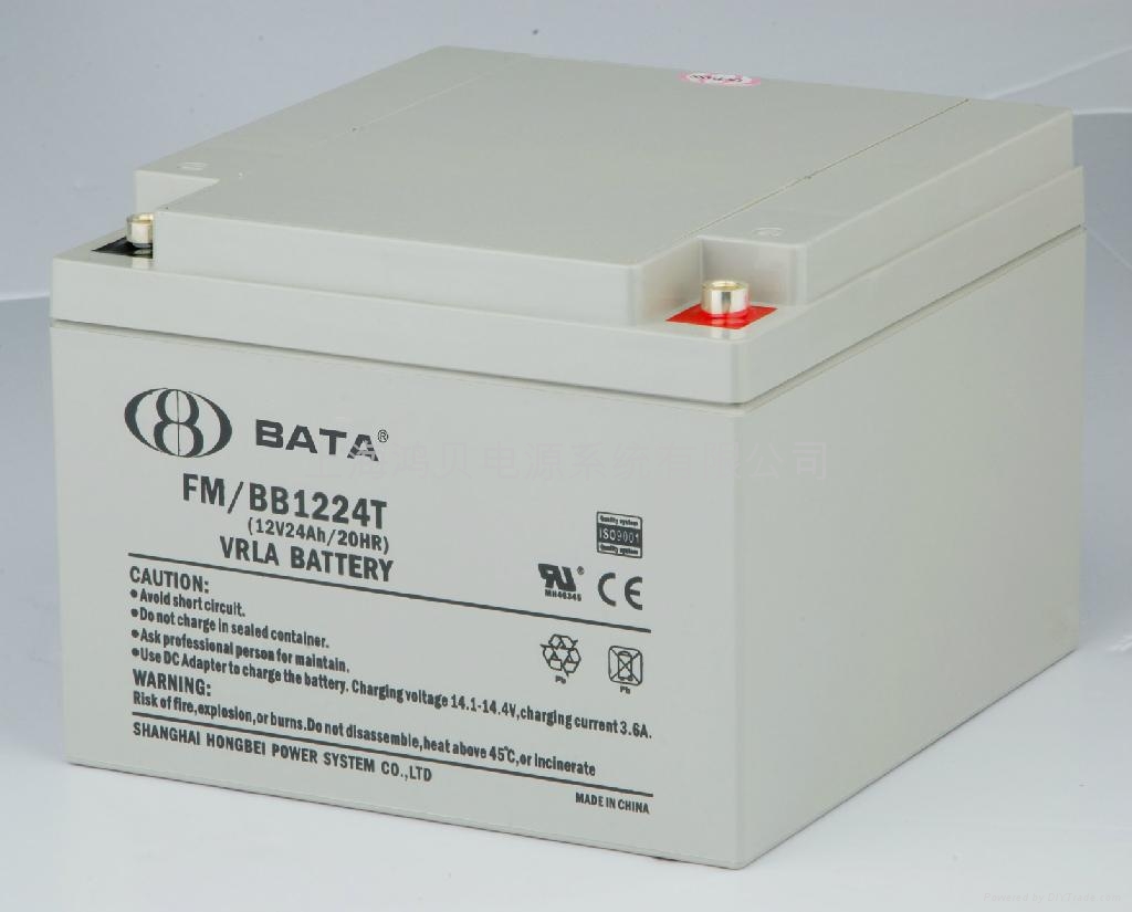 閥控式FM/BB1280T蓄電池,免維護(hù)鴻貝蓄電池12V80AH