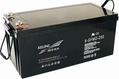 KELONG蓄電池6-GFM-200科華12V200AH廠家直銷