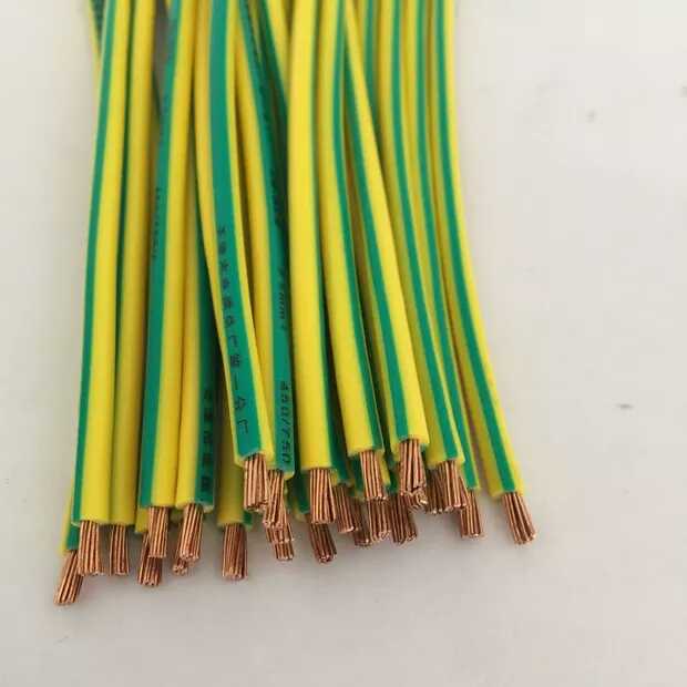光伏專用接地線加工-光伏板跨接線 黃綠雙色線廠家