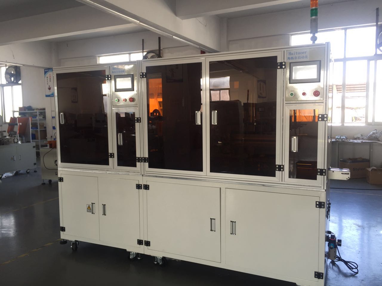 高端圓柱鋰離子電池pack設(shè)備 18650全自動測試貼紙點焊一體機(jī)