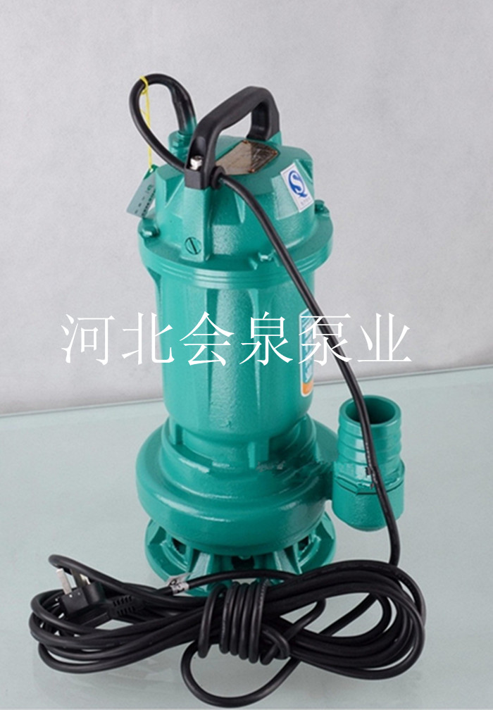 會(huì)泉WQD7-15-1.1潛水排污泵精致吊環(huán)污水泵
