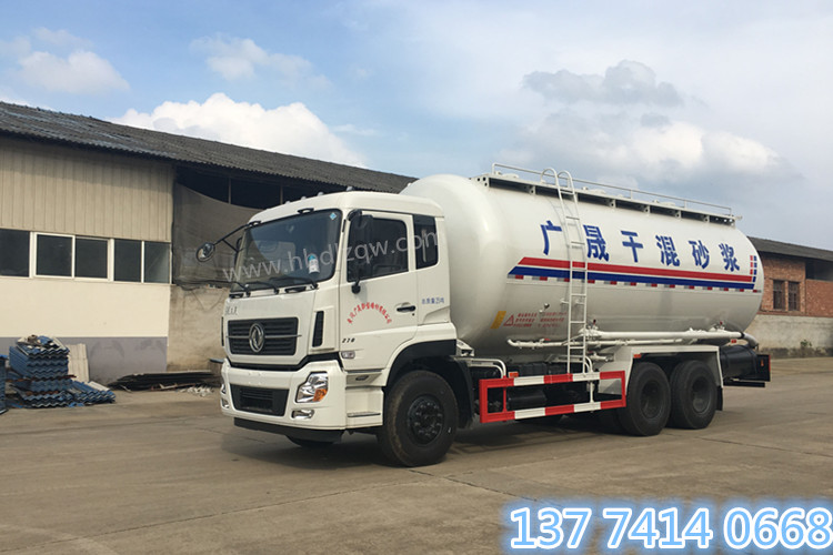 國五東風天龍干混砂漿運輸車