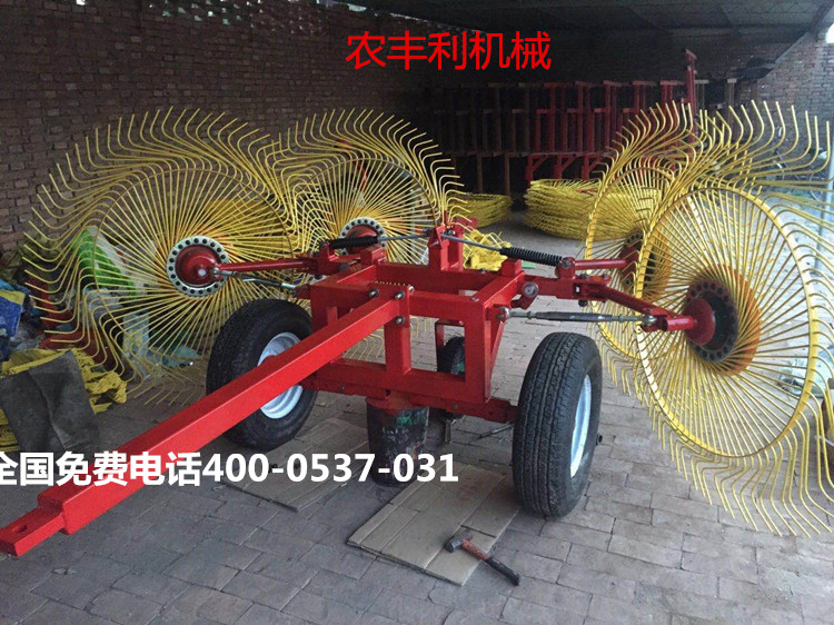 廠家直銷(xiāo)高效省時(shí)摟草機(jī) 指盤(pán)式牽引式旋轉(zhuǎn)摟草機(jī)