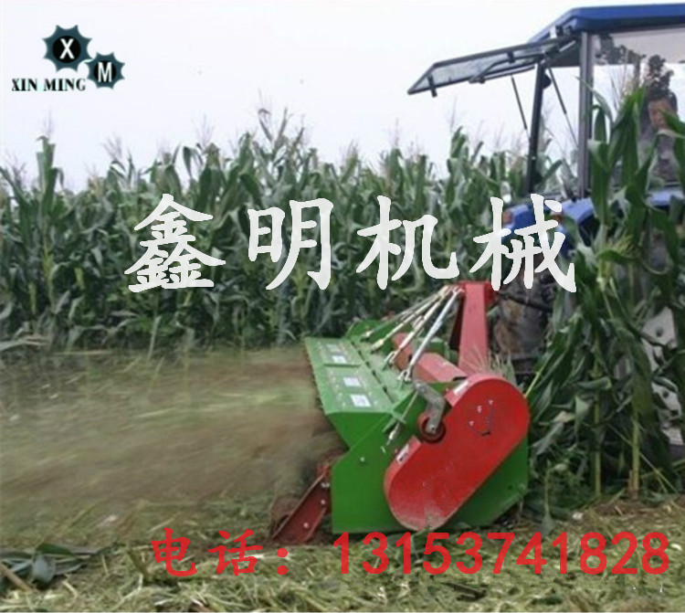 曲阜鑫明拖拉機(jī)牽引式秸稈碎草機(jī) 大型秸稈還田機(jī)操作簡單
