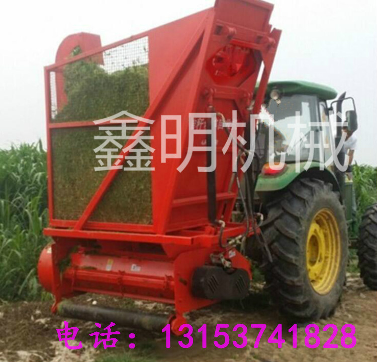 鑫明牌秸稈回收機(jī)優(yōu)點(diǎn) 牽引式秸稈收獲機(jī) 青儲秸稈回收機(jī)圖片