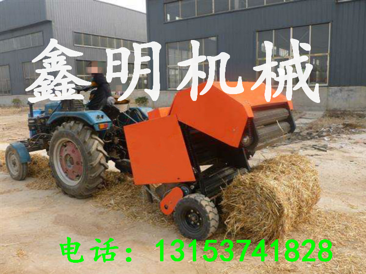 山東鑫明新型麥秸稈撿拾打捆機促銷 小麥秸稈自動撿拾打捆機廠家