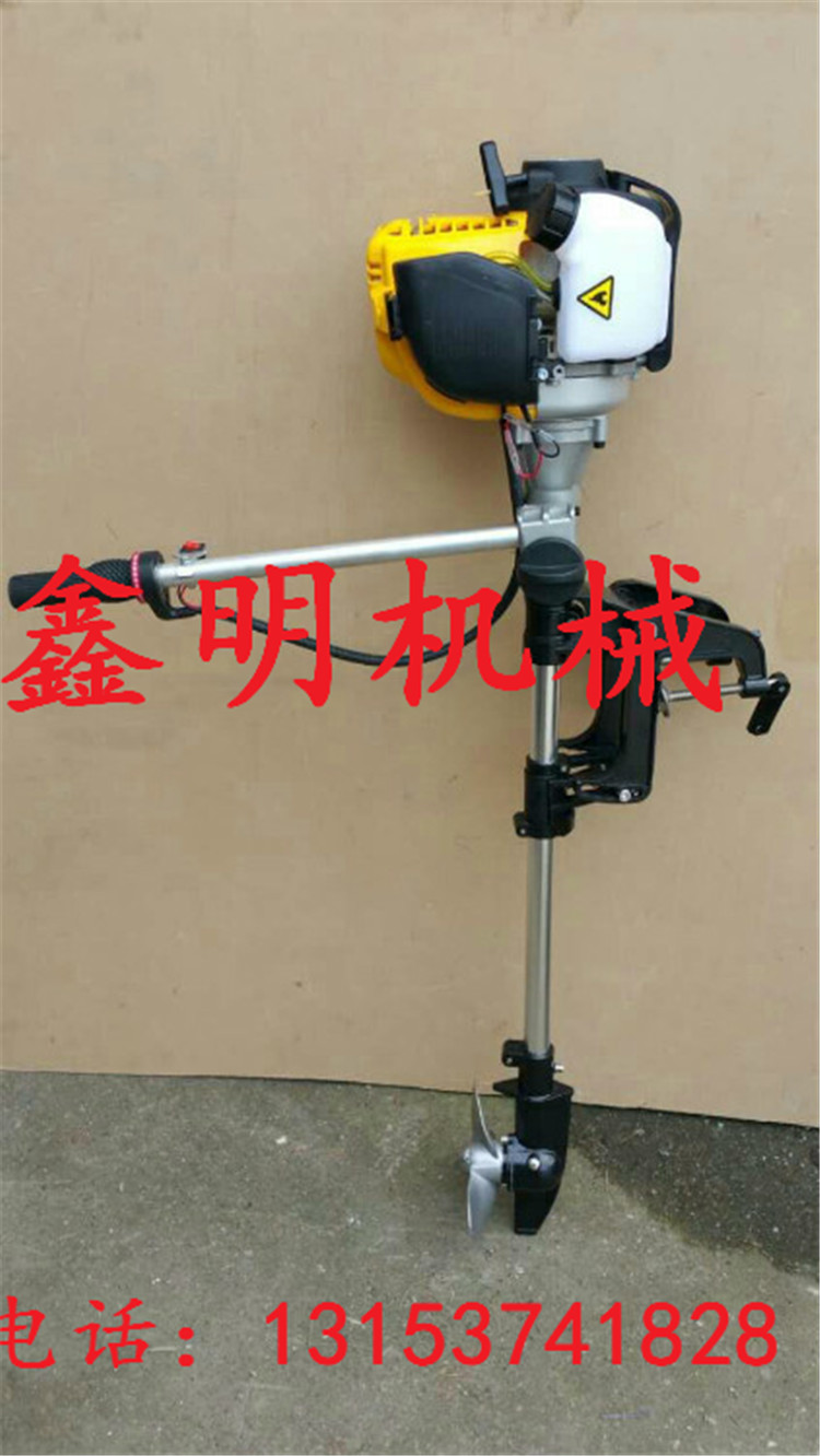 曲阜鑫明船用掛槳機報價 小型漁船推進(jìn)器 汽油掛槳機操作原理