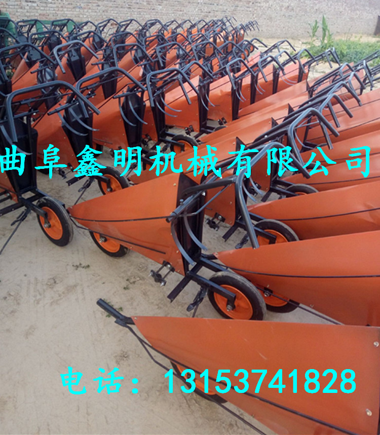 熱銷手推式辣椒割曬機價格 新型四沖程辣椒收獲機鑫明制造