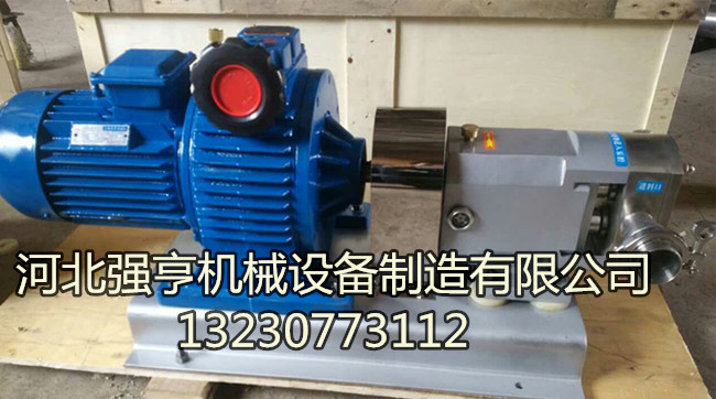 不銹鋼蝴蝶型轉(zhuǎn)子泵體積小，流量大，揚(yáng)程壓力高