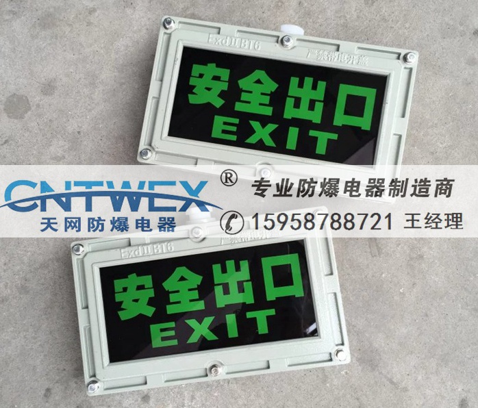 LED防爆標(biāo)志燈BBY安全出口指示牌工程安全出口方向指示應(yīng)急燈