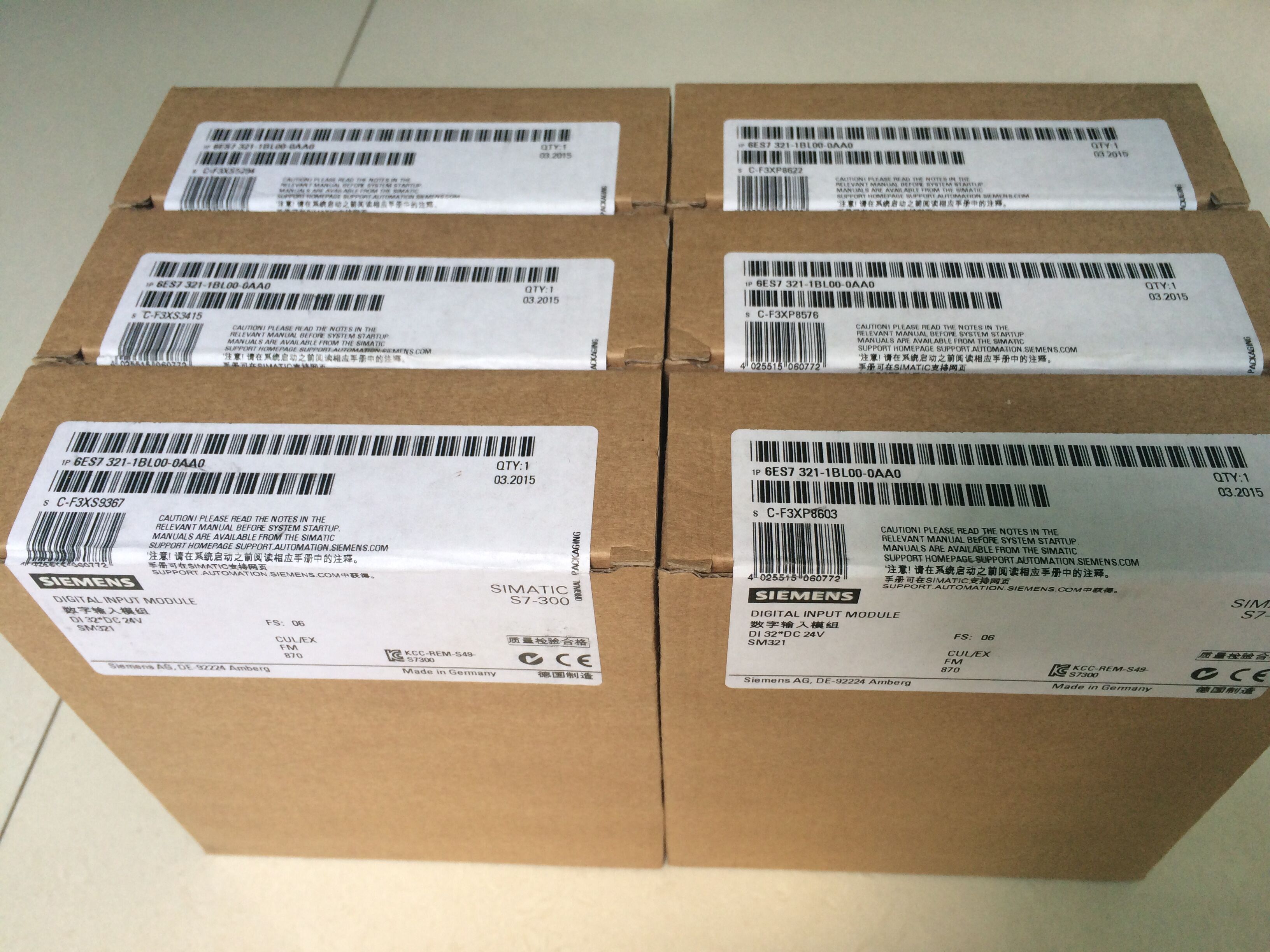 SM321, 32DI, DC24V