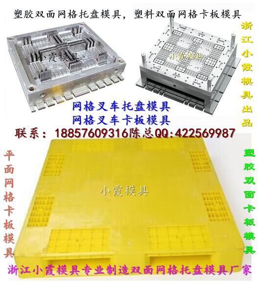 小型中國(guó)專做注射模具工廠注塑叉車九腳倉(cāng)墊板模具生產(chǎn)