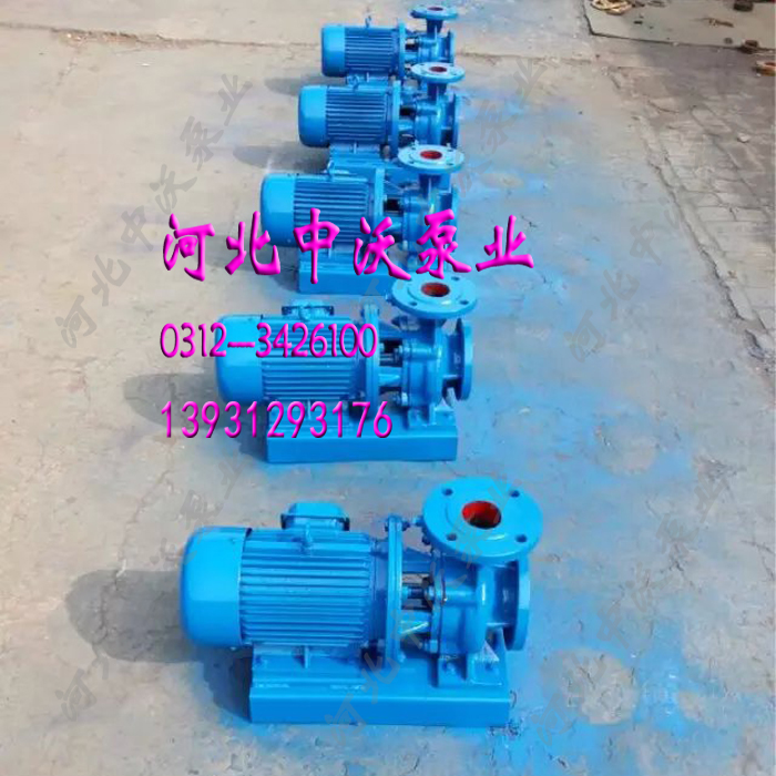 管道直連泵ISW50-125河北中沃專業(yè)生產(chǎn)商
