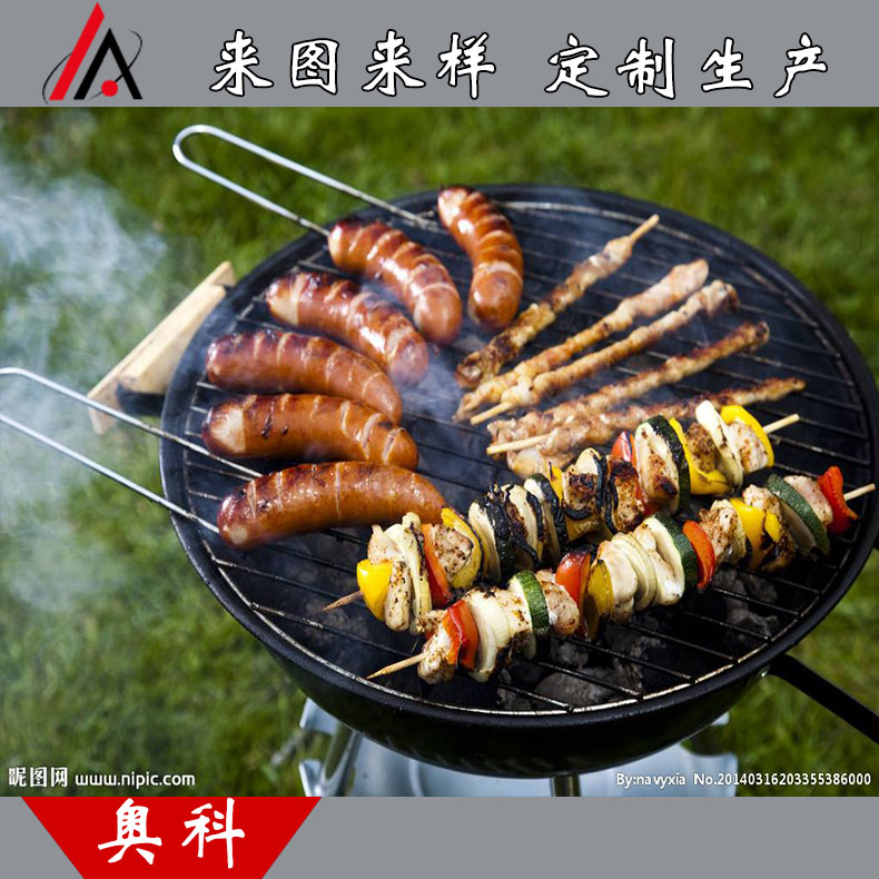炭爐不銹鋼燒烤網(wǎng)、折疊燒烤網(wǎng)蔬菜夾、歐式不銹鋼燒烤網(wǎng)火腿夾
