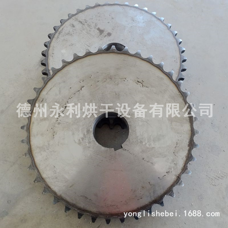 永利烘干直銷雙排傳動鏈輪 機械傳動鏈輪 不銹鋼鏈輪 可批發(fā)定制