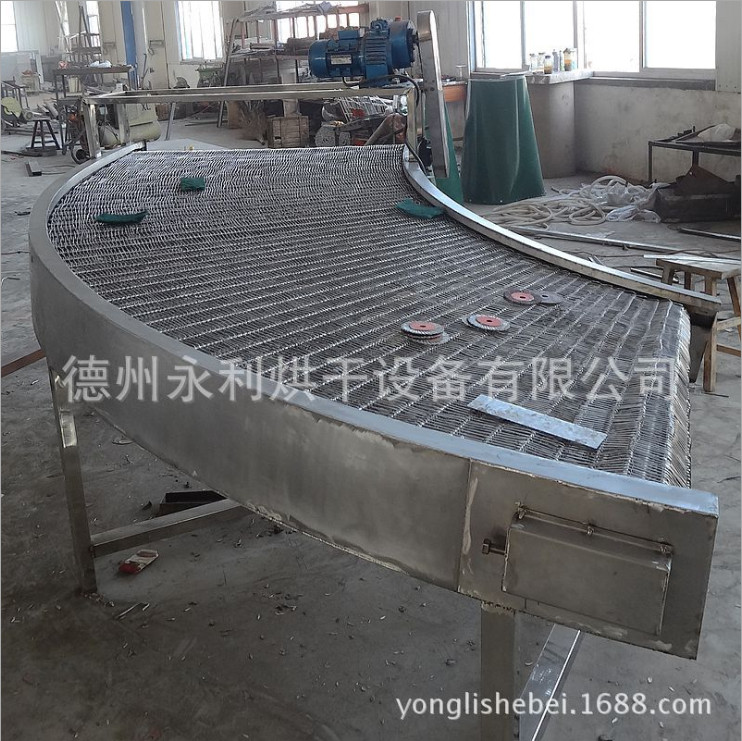 供應(yīng)流水線自動(dòng)化輸送設(shè)備 轉(zhuǎn)彎輸送機(jī) 不銹鋼網(wǎng)帶輸送機(jī)