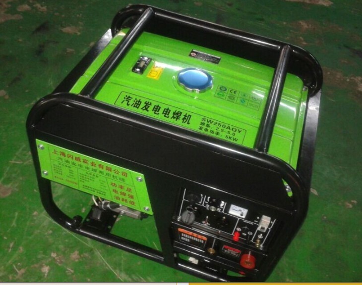 廣告招牌焊接鋼結構250A汽油發(fā)電電焊機