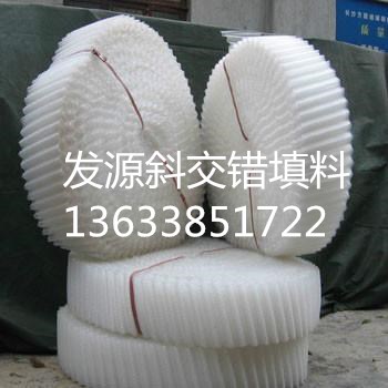 膠東高溫冷卻塔斜交錯填料作用