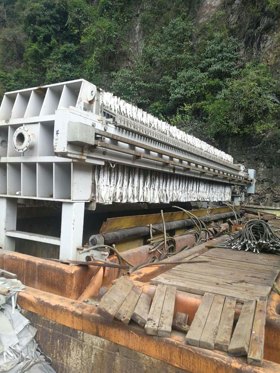熱銷二手程控隔膜快開高壓壓濾機(jī)  京津自動(dòng)拉板板框過濾機(jī)