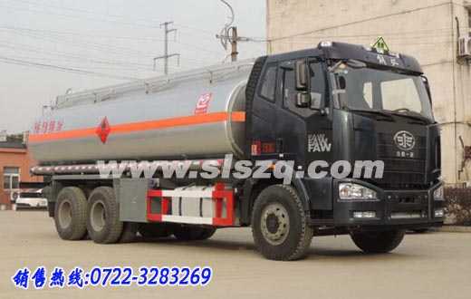 解放后八輪16噸運(yùn)油車(chē),油罐車(chē),SLS5260GYYC5型運(yùn)油車(chē)