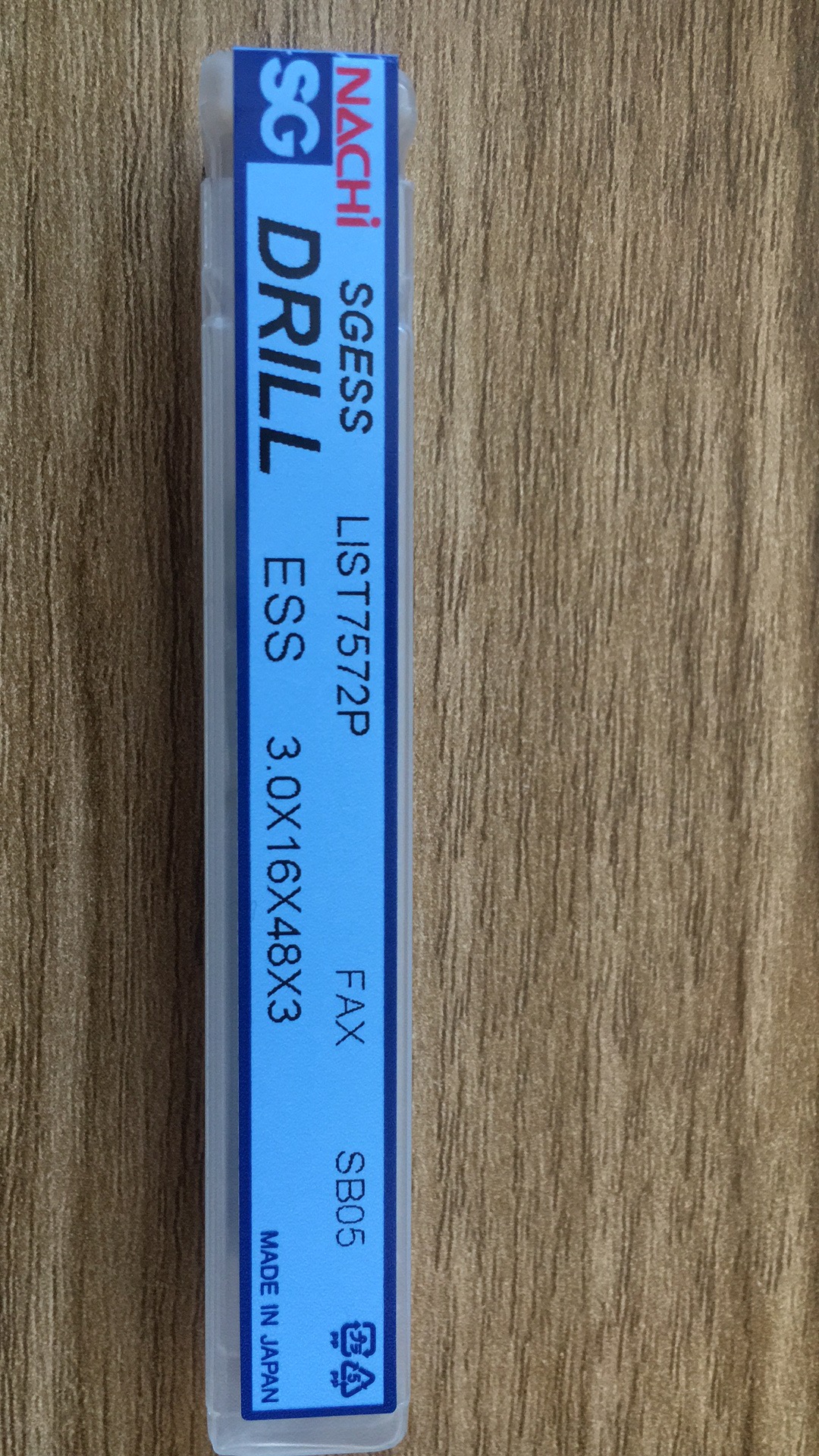 日本NACHI不二越SGESS外冷鉆頭L7572P粉末冶金高速鋼直柄麻花鉆張家港