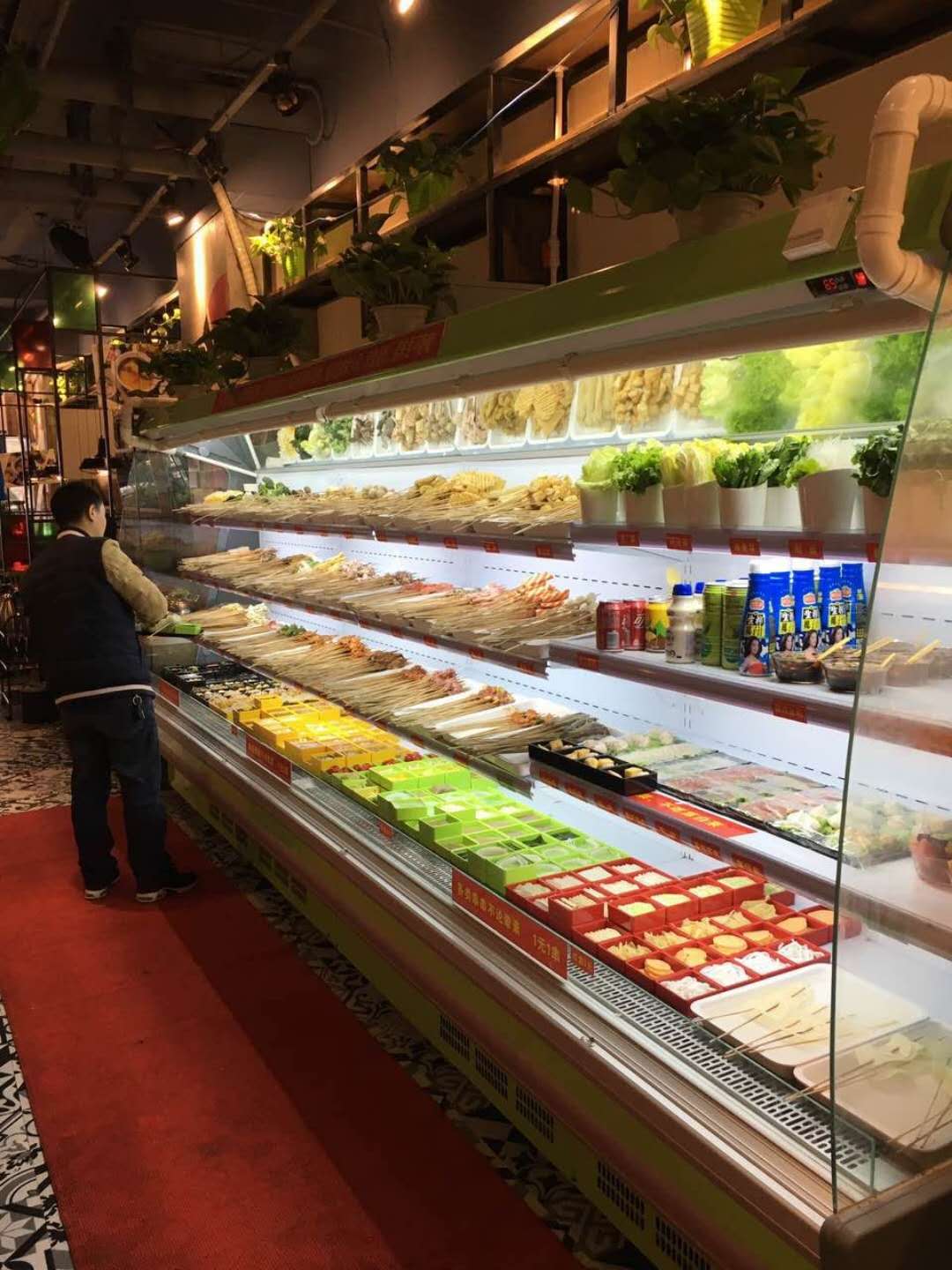 鄭州冷風柜品牌火鍋店不銹鋼加濕冷柜上門安裝