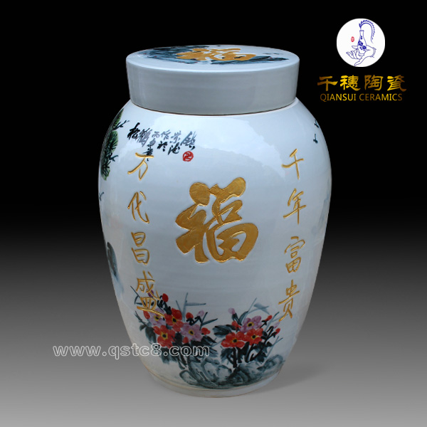 景德鎮(zhèn)骨灰罐價格 定制 工藝 質(zhì)量 骨灰罐陶瓷大號