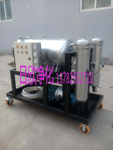 日欣凈化LYC-J系列IXR潤滑油高粘度油聚結脫水過濾機廠家