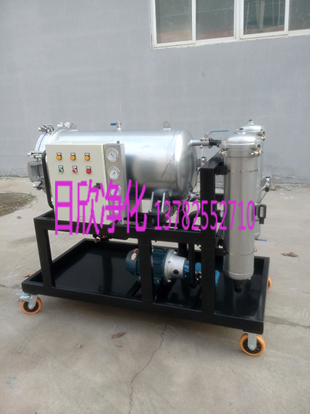 日欣凈化LYC-J100潤滑油聚結(jié)脫水凈油機廠家