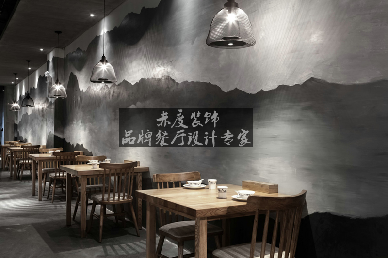 餐廳設(shè)計//新中式民間菜館骨子里的詩意中國風！
