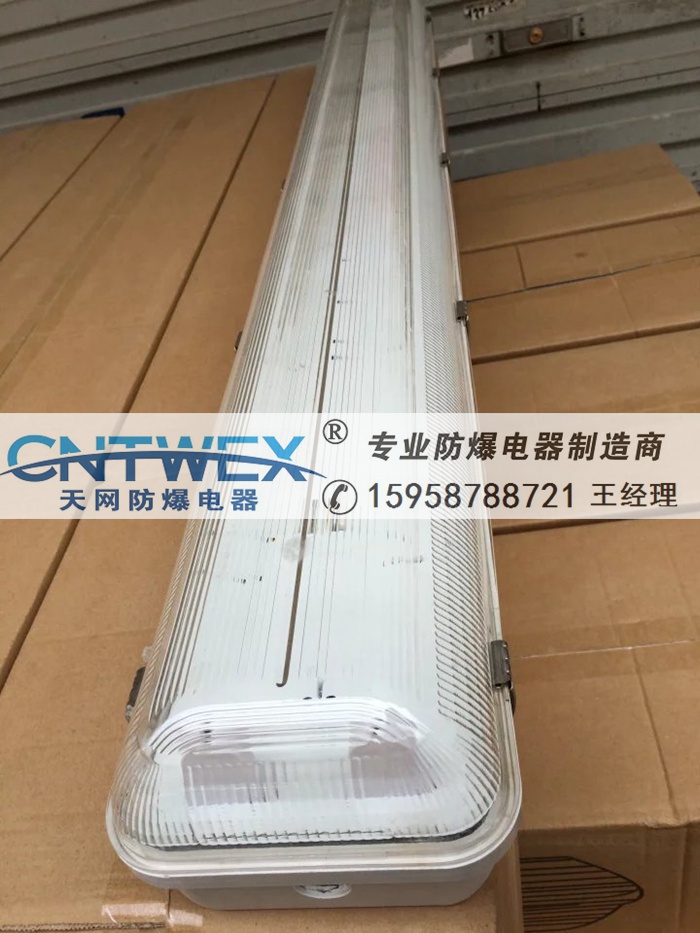 防爆雙管全塑熒光燈BYS51-2*18W防爆雙管支架燈