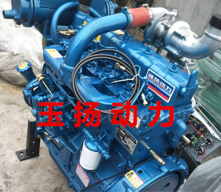 濰柴ZH4102C四缸船用柴油機(jī)55馬力帶齒輪箱船用柴油機(jī)